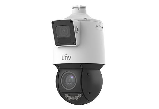 UNV 4MP+4MP Lighthunter Dual-lens Network PTZ Camera