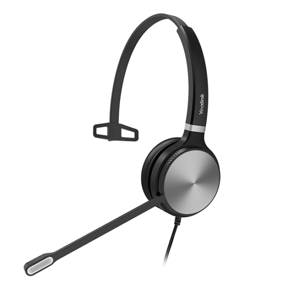 QD to RJ Mono Headset with Leather Cushion