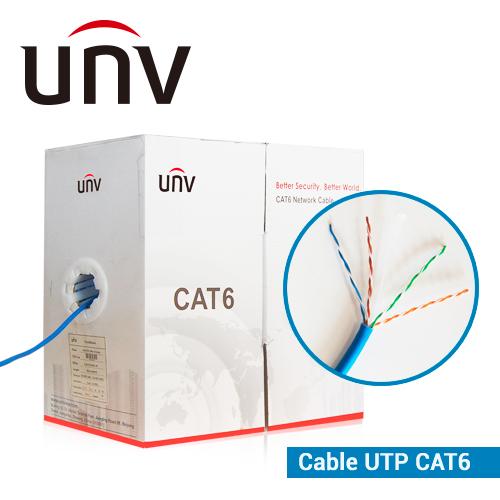 UNV CAT6 305m UTP Network Cable (OFC 0.57mm Blue)