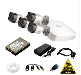 DAHUA 1MP HDCVI Kit (4 cameras)