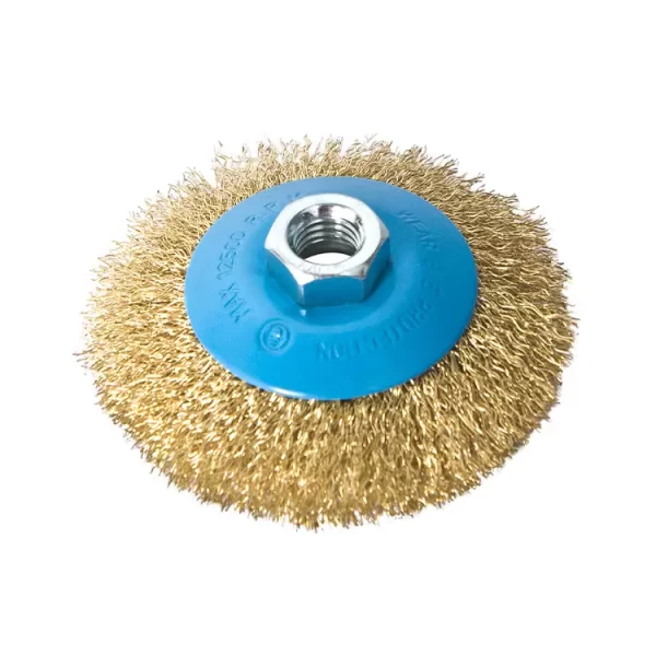 Fixtec Crimped Wire Bevell Brush 100MM