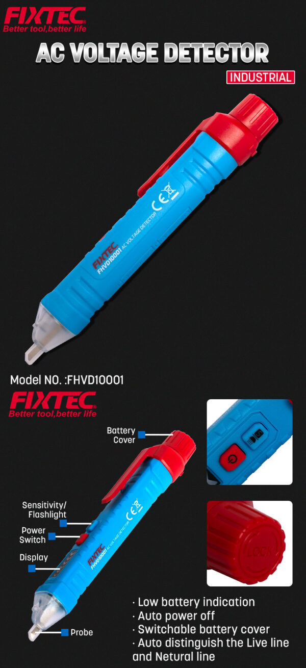 Fixtec AC VOLTAGE DETECTOR INDUSTRIAL