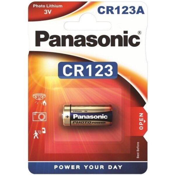 Panasonic CR123 for wireless siren
