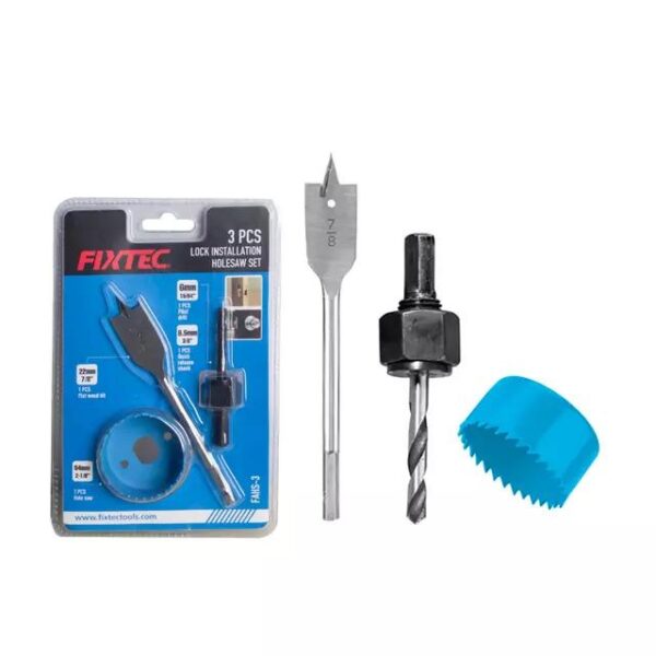 Fixtec Lock Installation Hole Saw Set