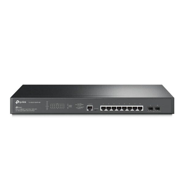 JetStream 8-Port 2.5GBASE-T POE+ and 2-Port 10GE SFP+ L2+ Managed Switch