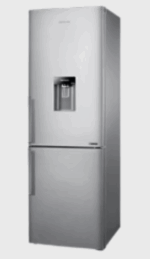 SAMSUNG REFRIGERATOR BOTTOM MOUNT 321L METAL GRAPHITE CLASS F WITH WATER DISPENSER - Image 2